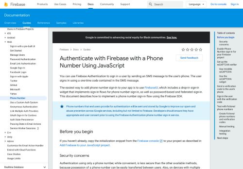 
                            9. Authenticate with Firebase with a Phone Number Using JavaScript ...