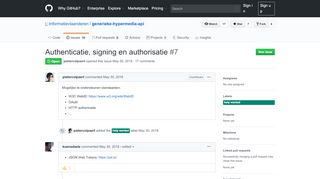 
                            13. Authenticatie, signing en authorisatie · Issue #7 · Informatievlaanderen ...