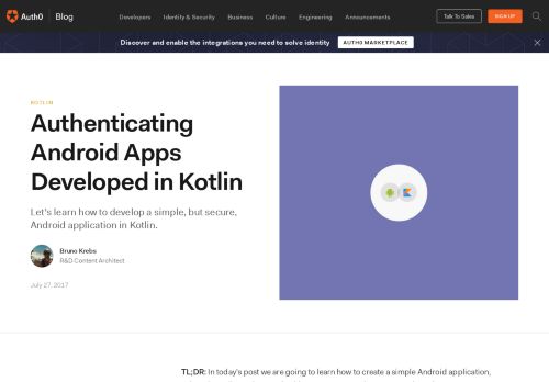 
                            7. Authenticating Android Apps Developed in Kotlin - Auth0