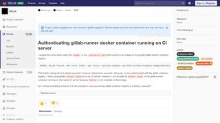 
                            3. Authenticating gitlab-runner docker container running on CI server ...