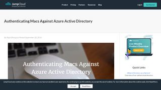 
                            6. Authenticating Macs Against Azure Active Directory - JumpCloud