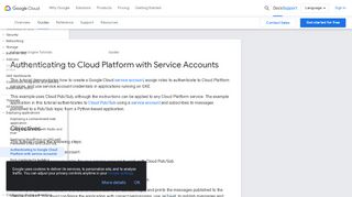 
                            2. Authenticating to Cloud Platform with Service Accounts - Google Cloud