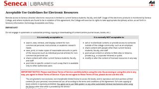 
                            6. Authenticating to Safari Books Online... - Seneca Libraries