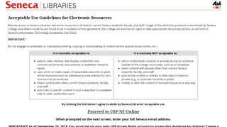 
                            9. Authenticating to USP-NF Online ... - Seneca Libraries - Seneca College