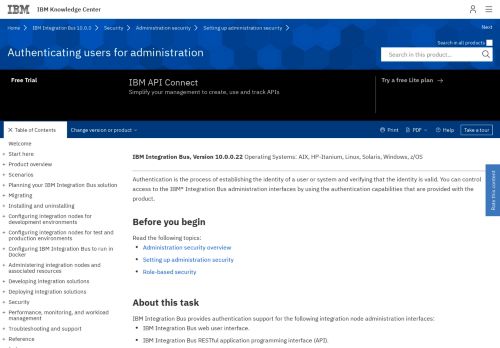 
                            9. Authenticating users for administration - IBM