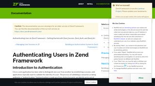 
                            9. Authenticating Users in Zend Framework - Manual - Documentation ...
