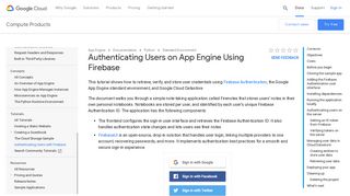 
                            7. Authenticating Users on App Engine Using Firebase - Google Cloud