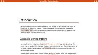 
                            5. Authentication 5.1 Laravel