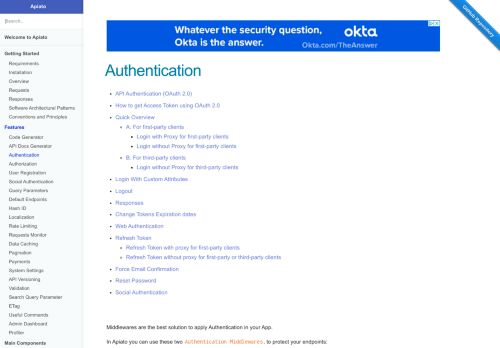 
                            1. Authentication | apiato