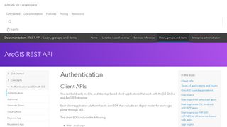 
                            12. Authentication—ArcGIS REST API: Users, groups, and content ...