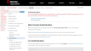 
                            3. Authentication | Developer Guide | OpenShift Enterprise 3.2