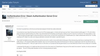 
                            3. Authentication Error: Steam Authentication Server Error - Support ...