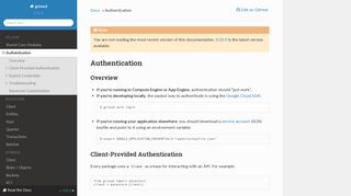 
                            9. Authentication — gcloud 0.8.0 documentation - Google Cloud Client ...