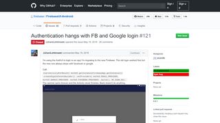 
                            4. Authentication hangs with FB and Google login · Issue #121 · firebase ...