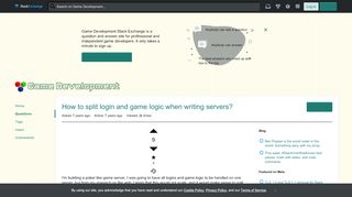 
                            5. authentication - How to split login and game logic when writing ...