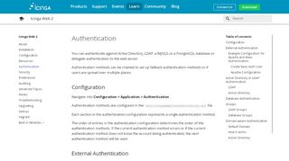 
                            8. Authentication - Icinga Web 2