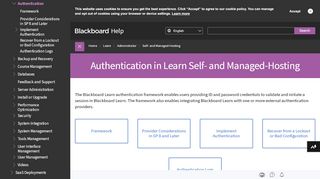 
                            5. Authentication in Learn Self- and Managed-Hosting | Blackboard Help