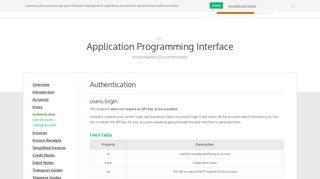 
                            2. Authentication - InvoiceXpress