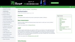 
                            8. Authentication - JFrog Artifactory - JFrog Wiki