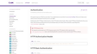 
                            4. Authentication · LIFX HTTP Remote Control API