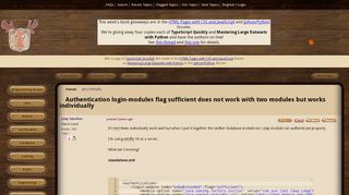 
                            6. Authentication login-modules flag sufficient does not work with two ...