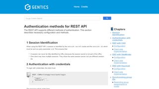 
                            13. Authentication methods for REST API - Gentics