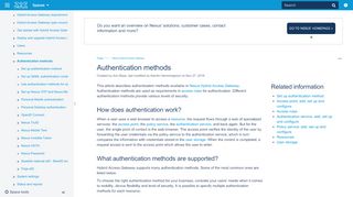 
                            13. Authentication methods - Nexus Documentation - Nexus