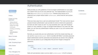 
                            4. Authentication | Nette Framework