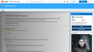 
                            5. Authentication problems using Nox : pokemongodev - Reddit