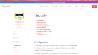 
                            2. Authentication - Security - Laravel - The PHP Framework For Web ...