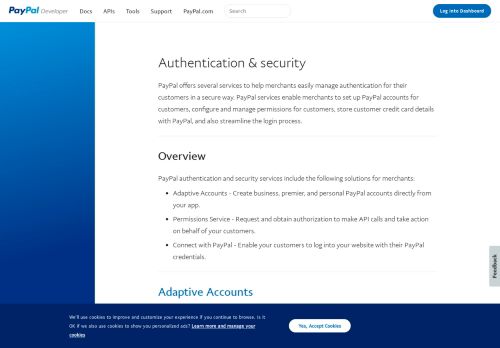 
                            6. Authentication & security - PayPal Developer