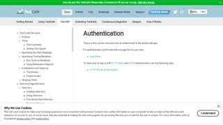 
                            2. Authentication | TestCafe - GitHub Pages