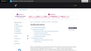 
                            9. Authentication (The Security Component - Symfony Docs)