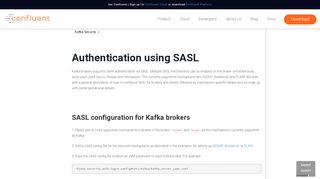
                            2. Authentication using SASL — Confluent Platform 3.1.1 documentation