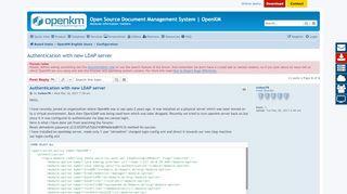 
                            5. Authentication with new LDAP server - Open Source Document ...