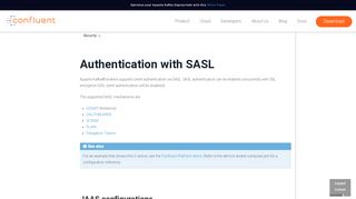 
                            1. Authentication with SASL — Confluent Platform - Confluent Docs