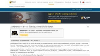 
                            6. Authentification à deux facteurs pour le compte Norton - Norton Support