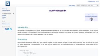 
                            1. Authentification - Dolibarr Open Source ERP CRM Wiki