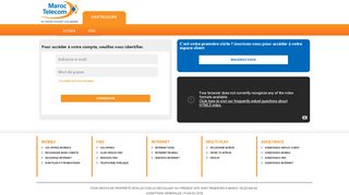 
                            1. Authentification - Maroc Telecom
