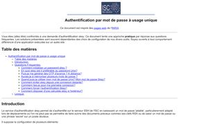 
                            11. Authentification par mot de passe à usage