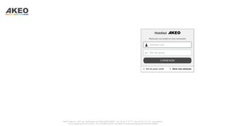 
                            1. Authentification Webmail Akeonet