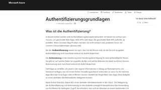 
                            7. Authentifizierung in Azure Active Directory | Microsoft Docs