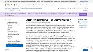 
                            7. Authentifizierung und Autorisierung - Xamarin | Microsoft Docs