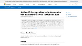 
                            1. Authentifizierungsfehler beim Verwenden von eines IMAP-Servers in ...