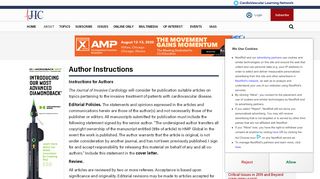 
                            12. Author Instructions | Journal of Invasive Cardiology