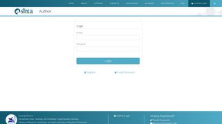 
                            1. Author Login - Sinta (Science and Technology Index) :: Author