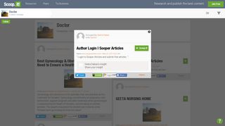 
                            3. Author Login | Sooper Articles | Doctor | Scoo... - Scoop.it