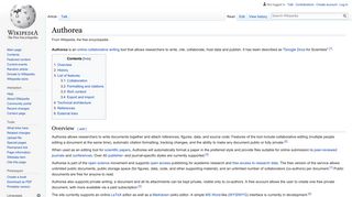 
                            11. Authorea - Wikipedia