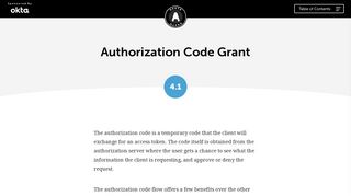 
                            5. Authorization Code Grant - OAuth 2.0 Servers