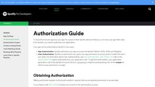 
                            4. Authorization Guide | Spotify for Developers